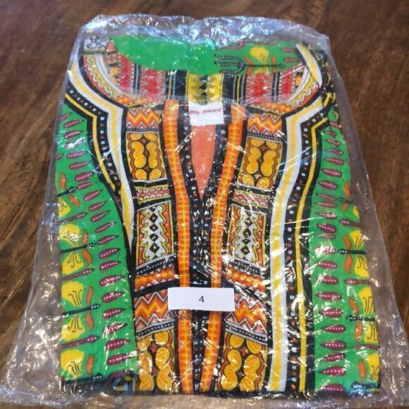 Big Mama Dakishi shirt lime green one size NWOT - Picture 8 of 8